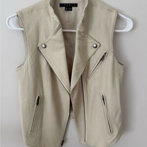 Theory Women's Cream Vest